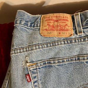 Levi’s jeans red tag 36x30 with wear